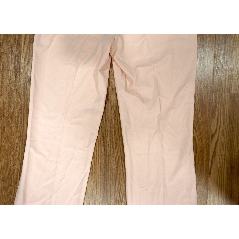 Guess Carla Stretch Crepe High-Rise Straight-Leg Pants - Dolly Pink, Size M NWT - Picture 12 of 13